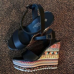 Patrizia Spring Step Espadrille Wedge Heels